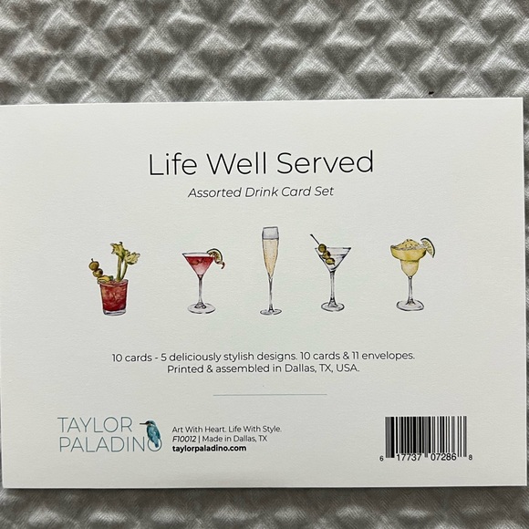 Taylor Paladino Assorted Drink Card Set - Picture 5 of 8